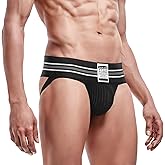 JOCKLAND Men's Jock Strap, Wide Band Mesh Male Underwear Jockstrap Athletic Supporter for Gym Vasectomy