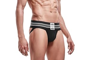 JOCKLAND Men's Jock Strap, Wide Band Mesh Male Underwear Jockstrap Athletic Supporter for Gym Vasectomy