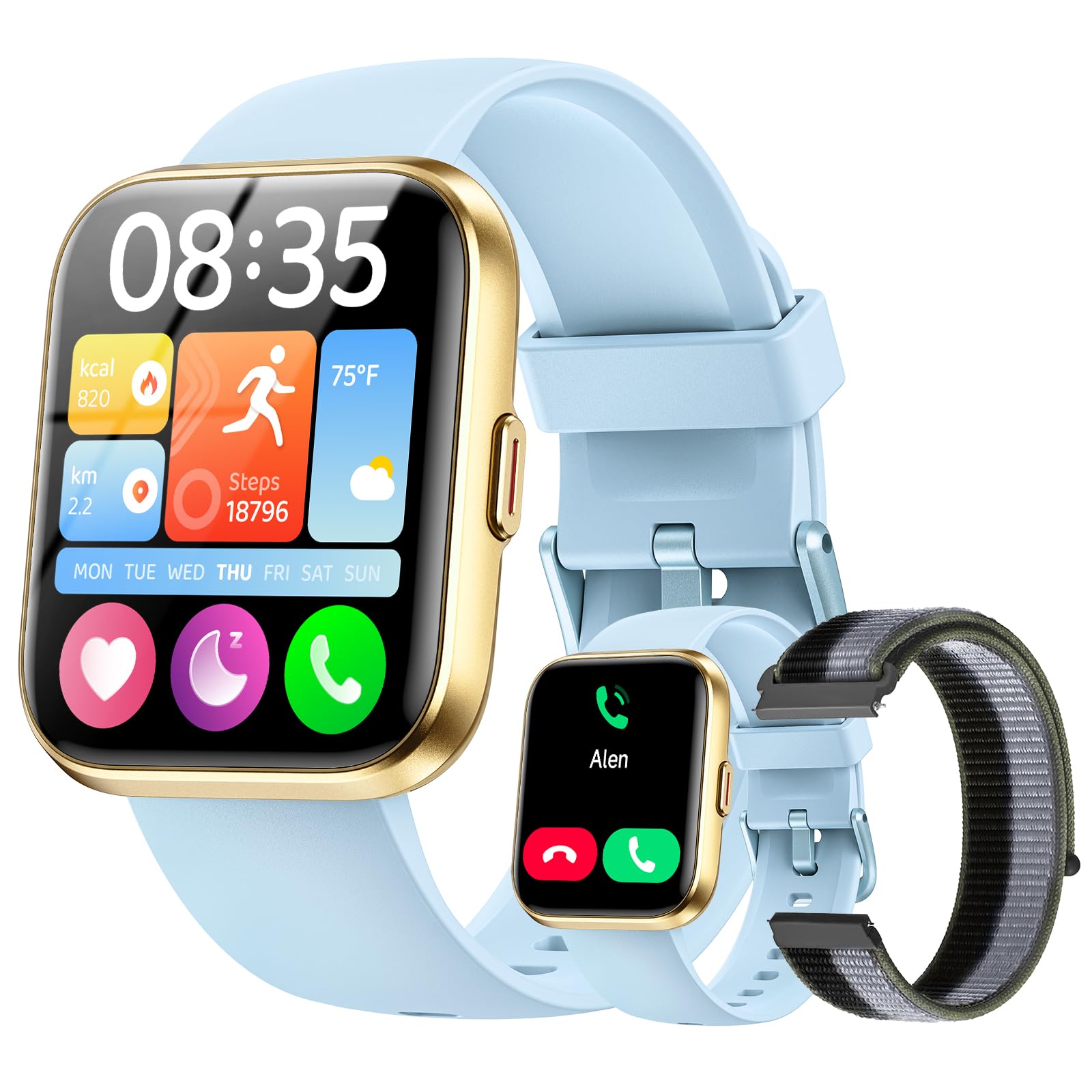 Smart Watches for Women Men, 1.85