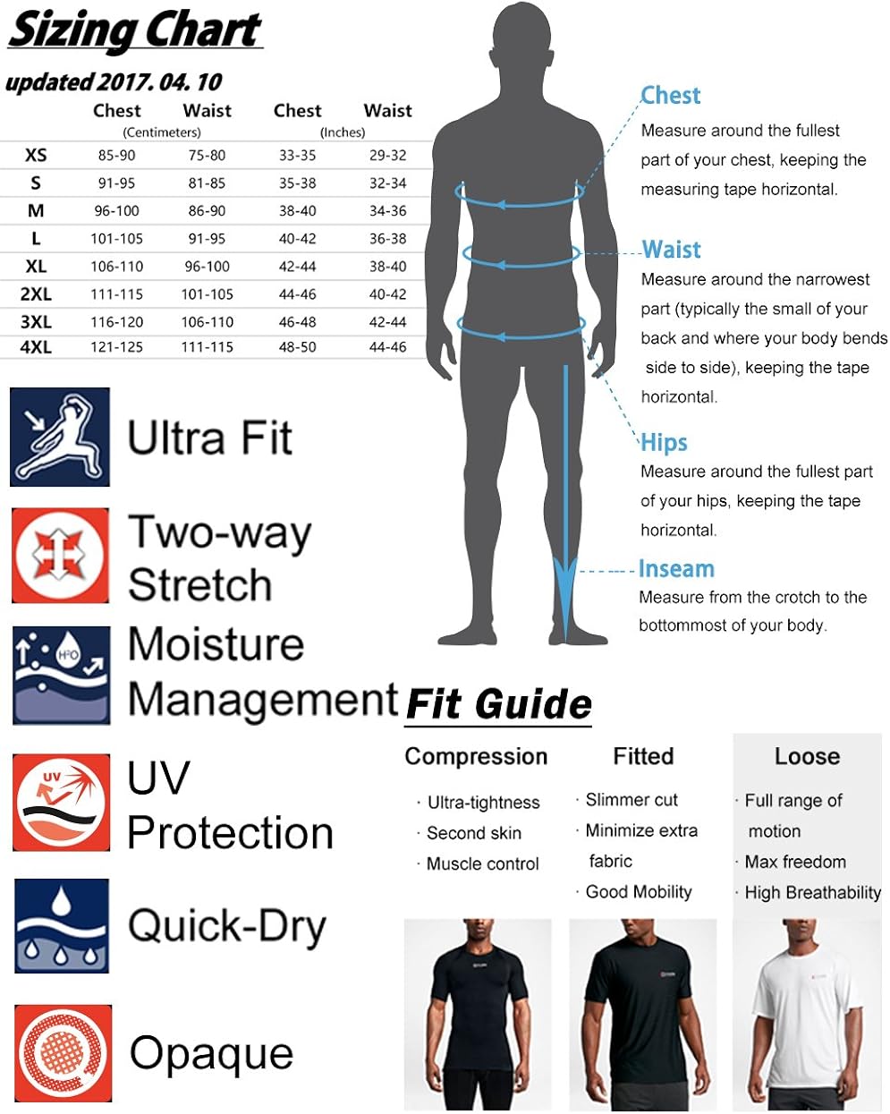 HUGE SPORTS Men's Splice UV Sun Protection UPF 50+ Skins Rash Guard Short Sleeves: Clothing