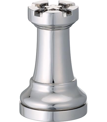 Puzle Hanayama De Metal Rook Cast Chess Silver | Cuotas Sin Interés