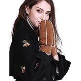 YISEVEN Women’s Winter Sheepskin Leather Shearling Mittens
