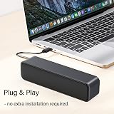 ADELGO USB Computer Speaker 3W Dual, USB Powered, Portable Soundbar for Desktop view 6