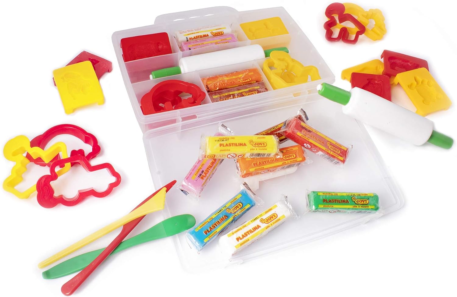 Jovi - Briefcase Modelling Clay Transparent (230), Assorted, 50 x 175 x 255 cm - Image 3