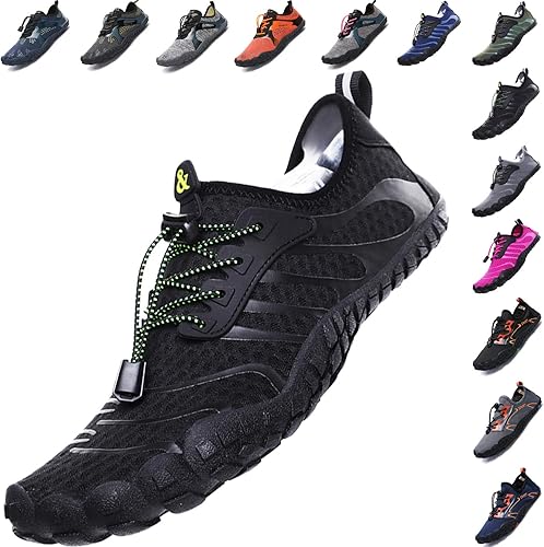 Amazon Nuomama マリンシューズ ウォーターシューズ 水陸両用 幅広 厚底 アクアシューズ アウトドア メンズ 川の靴 ハイキング シューズ ビーチサンダル クライミング スニーカー カジュアルシューズ 通気性 速乾 Nuomama ウォーターシューズ