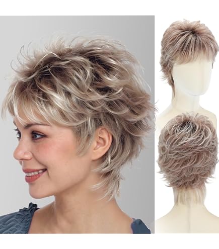Ultra-Petite Synthetic Wig, Pixie Boy Cut, Heat Resistant, Lightweight Amazon.com : Raquel Welch Winner Pixie Boy Cut Short Wig by  main image 4