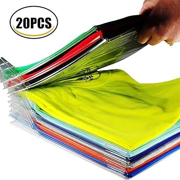 Maître de famille - Europe Kleiderschränken Organizer?Closet Organizer and Shirt Folder, Ordner der Normalen Größe, 20-Pack (