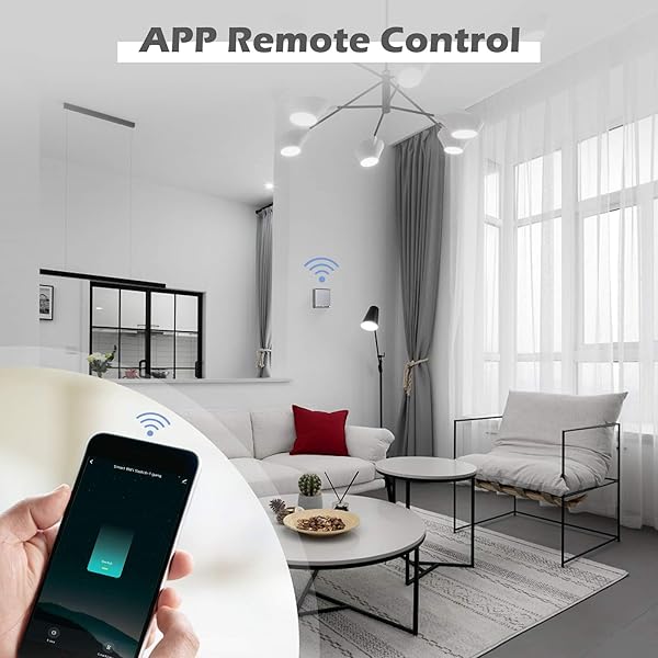 Wifi Interruptor Alexa 3 Gang Etersky Interruptor Inteligente Compatible con Alexa y Google Home Interruptor Pared Luz Control APP Smart Home Interruptor Tactil con Temporizador Neutral Requerido