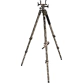 BOG DeathGrip Aluminum Tripod with Durable Frame, Lightweight, Stable Design, Bubble Level, Adjustable Legs, Shooting Rest, and Hands-Free Operation for Hunting, Shooting, and Outdoors