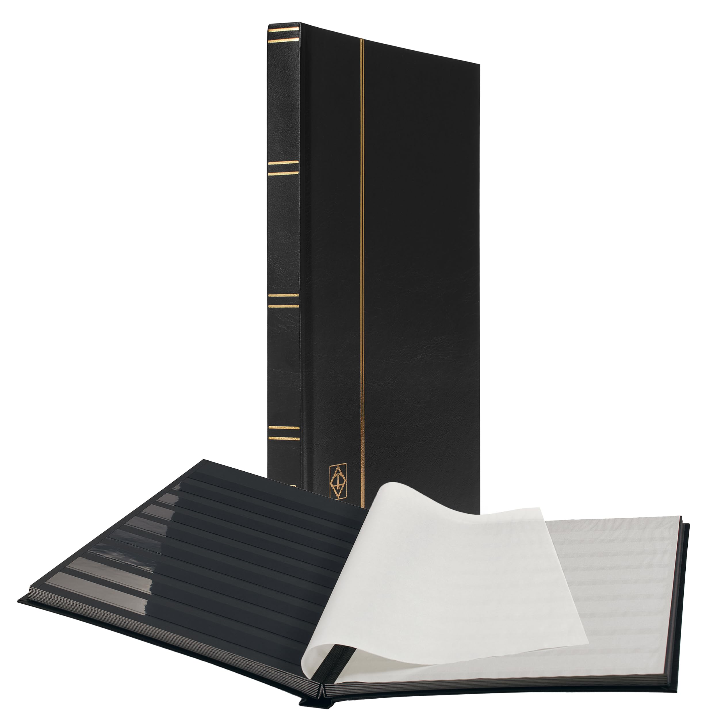 Leuchtturm 332685, A4 File, 32 Black Pages, Cover Not Padded, Black