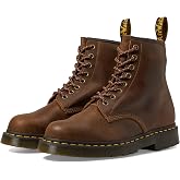 Dr. Martens Unisex 1460 Slip Resistant Lace-Up Boots, Dark Tan, Mens 10, Womens 11, Medium