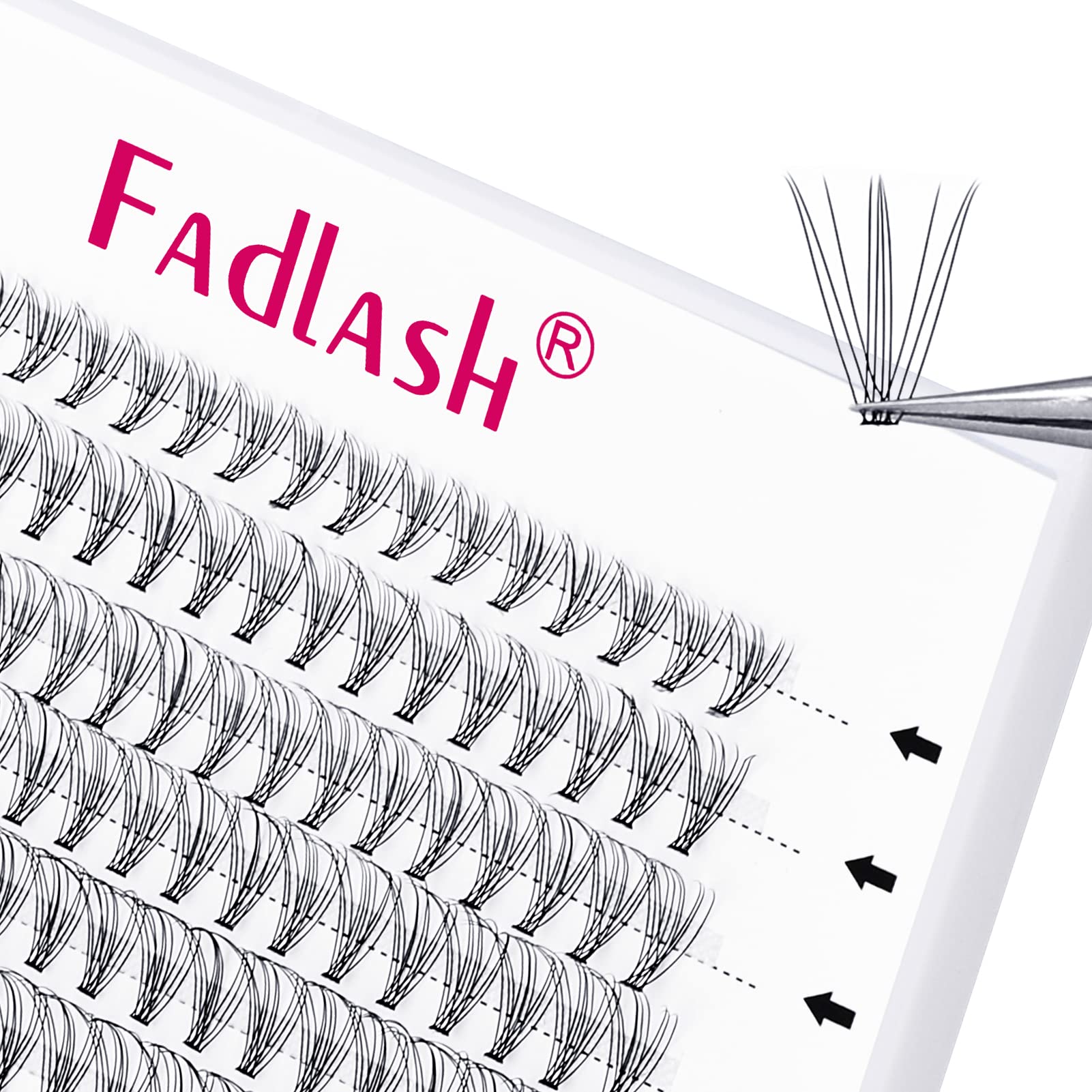 Lash Clusters 72 Individual Lashes Mixed Length