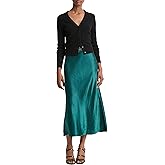 Vince Women's Shaped Hem Slip Skirt W/Lingerie Elastic