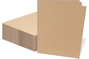 RLAVBL 50 Pack 11x14 Corrugated Cardboard Sheets, Flat Cardboard Inserts for Shipping, Mailing, Packing, DIY Crafts