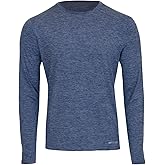 Hot Chillys Men's Clima-Tek Crewneck Active Base Layer | Breathable Moisture-Wicking Relaxed Fit Long Sleeve Thermal Shirt