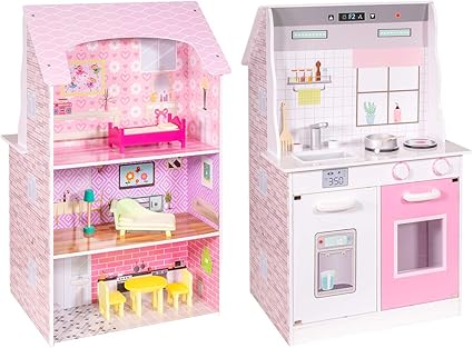 Play Kitchen Pretend Playset w 