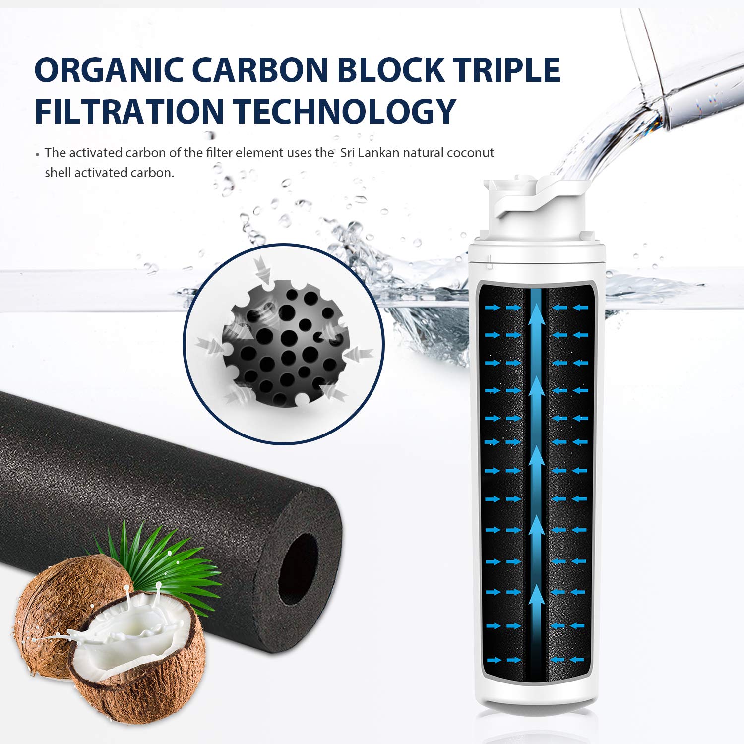 Crystala Filters High Performance Drinking Water System Filter, 2 Packs: Industrial & Scientific