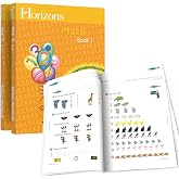 Horizons Math K SET of 2 Student Workbooks K-1 and K-2