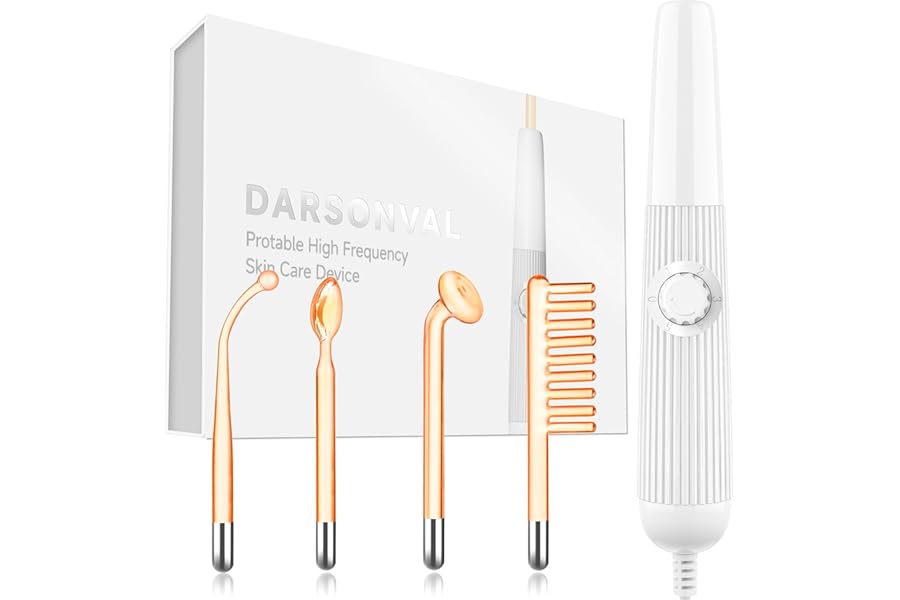 High Frequency Facial Device DARSONVAL High Frequency Facial Wand Micro-Care Skin Care