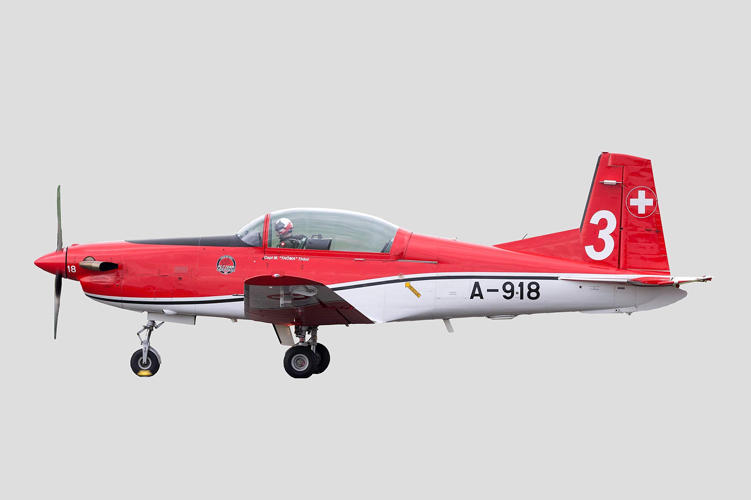 Arwci ACE 85001703 1/72 Pilatus PC-7 Team / 3 Payerne Air 14 A-918 Die-Cast Collector's Models