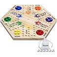 flybold Wooden Game Set - 6 x 10 x 6 Inches - Family-Friendly Game for Kids and Adults - Board Games for Adults for Indoor/Outdoor Fun, BBQs, Parties, and Picnics