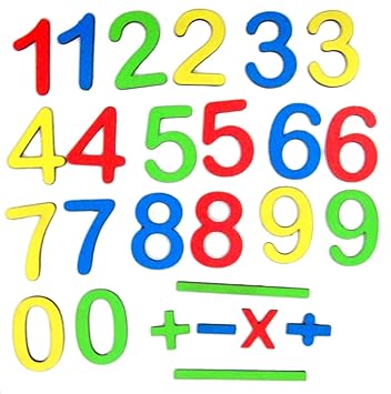 MFM Toys Magnetic Wooden Fun-with-Maths (Numerals) | Fridge Edition