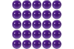 Luxshiny 50pcs Bingo Balls Lottery Balls Plastic Hollow Bingo Balls Raffle Balls Pink Lotto Ball Round Vending Machine