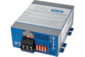 BZCOVAC RV Power Converter 100 Amp for RecPro | AC/DC Converter Battery Charger with 4-Stage Smart Charging | 13V to 16.5V Adjustable Operating Range | Compatible with Lithium AGM Lead-Acid Batteries
