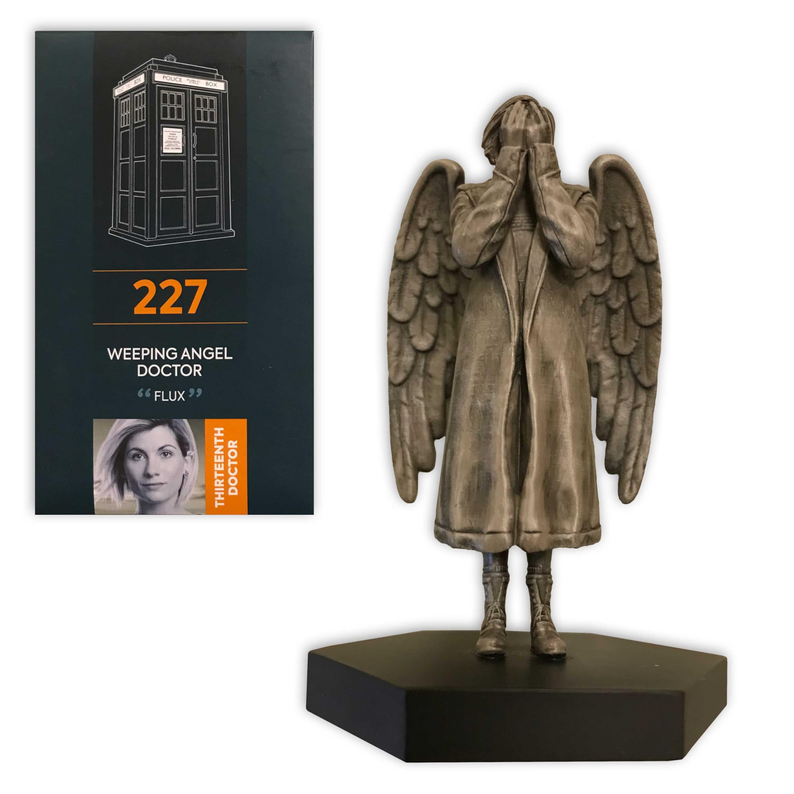DOCTOR WHO Eaglemoss Weeping Angel Doctor Figure 1:21 Scale Hand Painted Collector Boxed Model Figurine #227