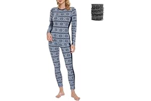 MERINNOVATION Merino Wool Base Layer Set for Women 100% Merino Wool Thermal Underwear Set