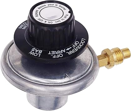 Amazon Com Mensi Low Pressure 1 Lb Propane Adjustable Regulator Camping Table Grill Regulator With M12x1 5 Male Adaptor Includes 0 7mm Nozzle Garden Outdoor