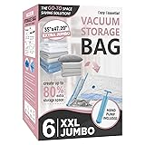 Cozy Essential 6 Pack XXL Jumbo Vacuum Storage