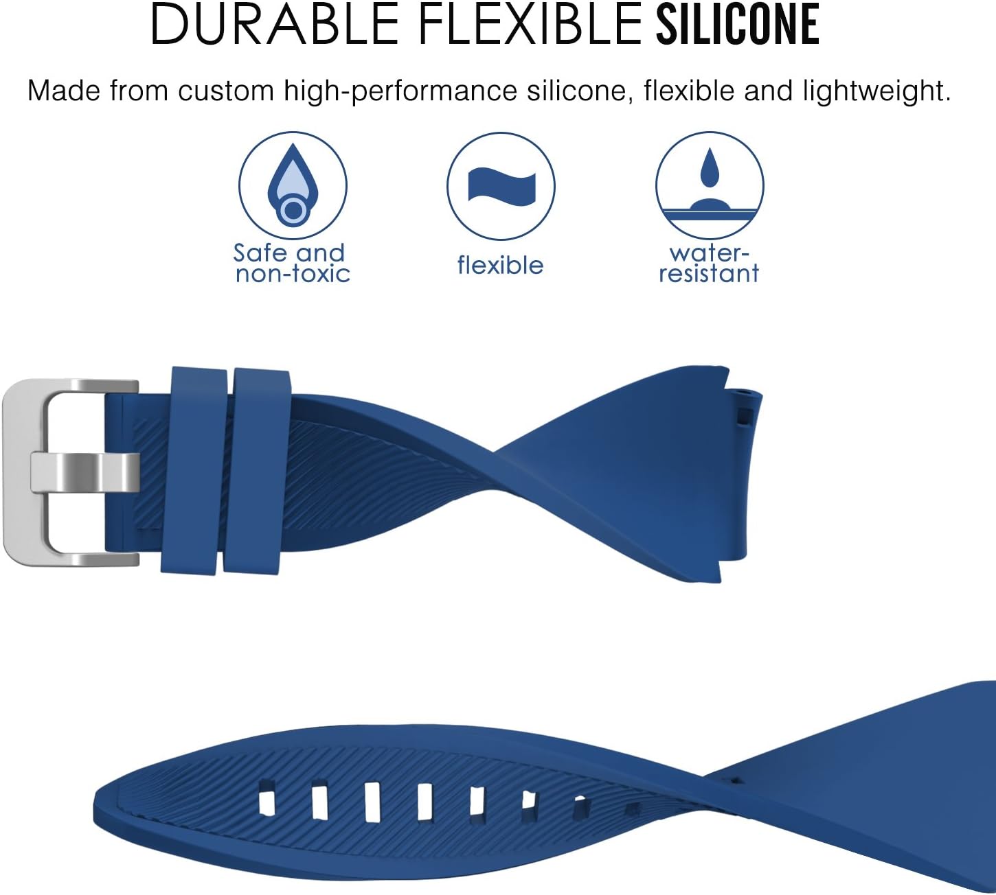 MoKo Strap Compatible with Samsung Galaxy Watch 3 45mm/Galaxy Watch 46mm/Gear S3 Frontier/Classic - Image 4