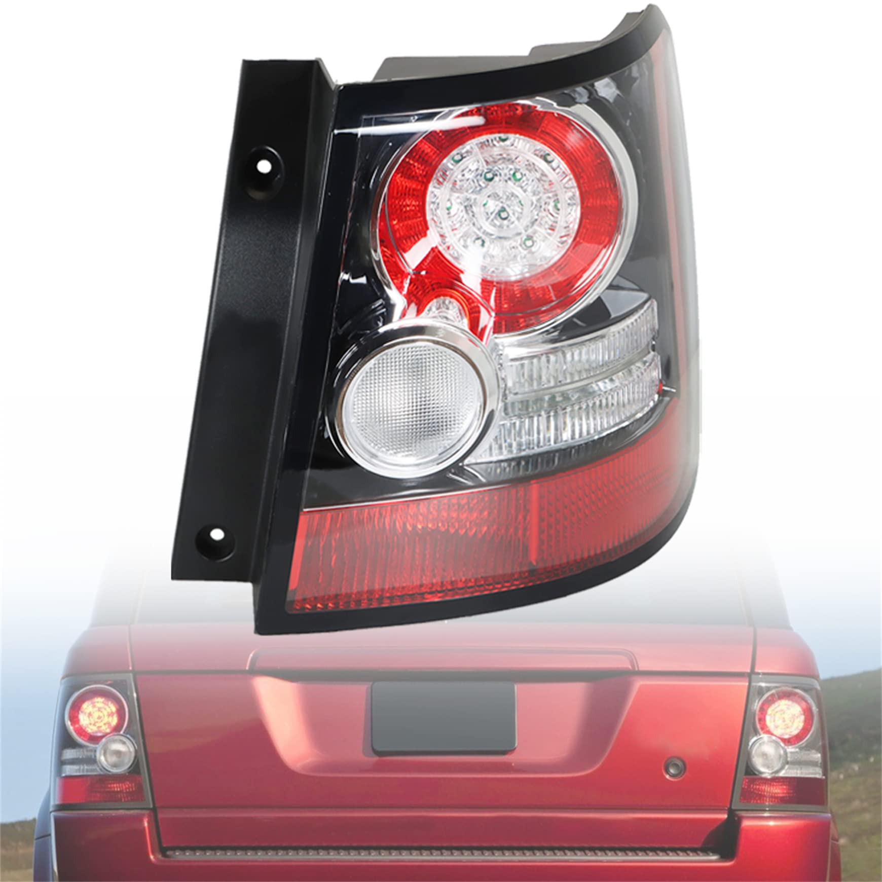 Photo 1 of Silscvtt Rear Brake Tail Light Assembly Replacement for Range Rover Sport 2010-2013 Right Passenger Side Tail Lamp LR036157 LR015290