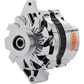 Powermaster - Alt GM CS130 Black 140A XS Volt&trade; 6 grv Pulley Str MTG 6.14"