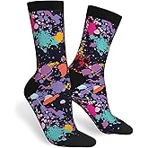 JKJOJIA Stylish Novelty Socks Funny Crazy Casual Crew Socks Dress Socks Gifts for Men Women