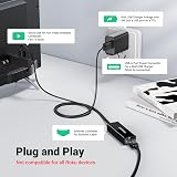 UGREEN Micro USB Ethernet Adapter for Fire TV Stick Chromecast Roku LAN w/ USB view 2