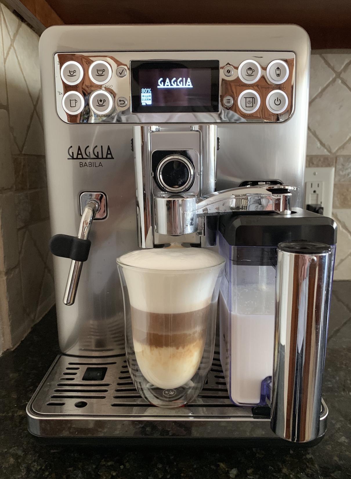 98/mo Finance Gaggia Babila RI9700/64 espresso Machine, Stainless
