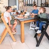 Bebeconfort Timba Evolutive Wooden Highchair 6 Months 10 Years White view 7