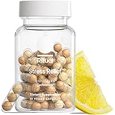 Ritual Stress Relief Supplement - Ashwagandha - 30 Capsules - 30 Servings | Ashwagandha, L-Theanine, &amp; Saffron - Helps Reduce Stress, Manage Cortisol, Promotes Calm* - All Day Support* - Vegan - Citrus