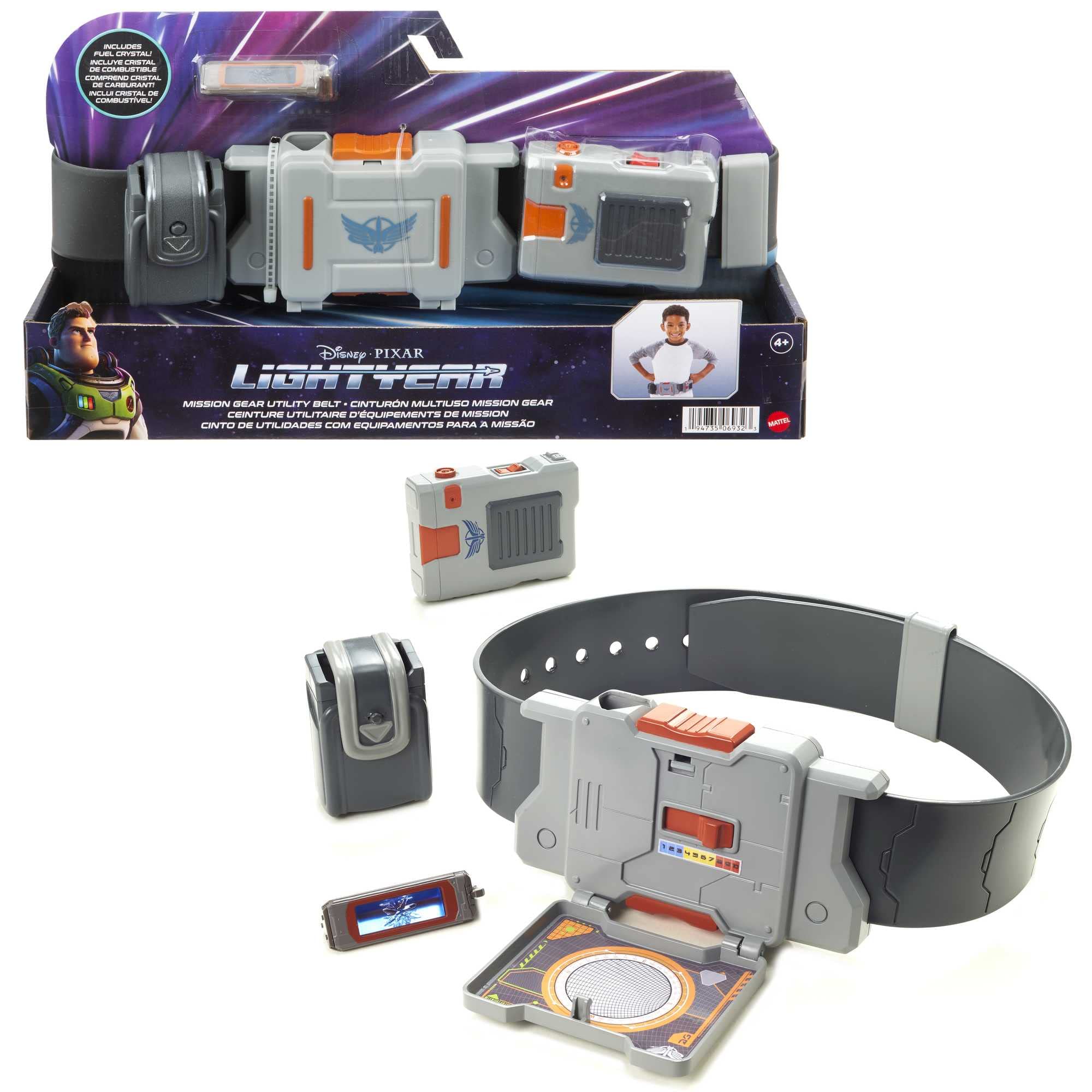 Disney and Pixar Lightyear Mission Gear Utility Belt Role Play Toy, Movie-Inspired, Adjustable Size, Gift for Kids Ages 4 Years & Older, HHJ57 Amazon Exclusive