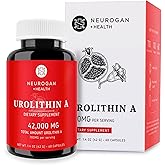 Neurogan Urolithin A Supplement Capsules - 700mg, 60 Ct - High-Potency Cellular Health, Postbiotic Compound- Sourced from Pomegranate Extract, Made in USA, Take 1 Daily