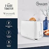 Swan Windsor 2 Slice Toaster 7 Browning Levels Defrost Reheat Cancel view 2
