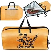 CINNIE&JHIN BBQ Blanket for Resting Meat, Smoking Meat Resting Bag, Reusable Meat Resting Blanket Suitable for Brisket, Steaks, Pork, Turkey, Perfect Grilling Gifts for Men(21in Khaki)