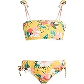 Kanu Surf Girls Groovy Beach Sport Bandeau Bikini 2-Piece Swimsuit