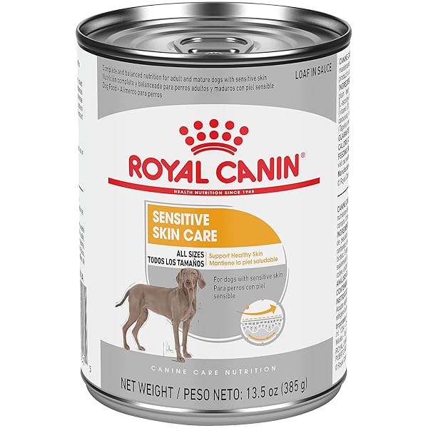 ROYAL CANIN CANINE CARE NUTRITION SENSITIVE SKIN CARE ADULT LOAF IN SAUCE DOG FOOD, 13.5 OZ (PACK OF 12)