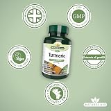 Nature's Aid Turmeric 8200mg High Potency 60 Capsules Vegan Non-GMO view 4
