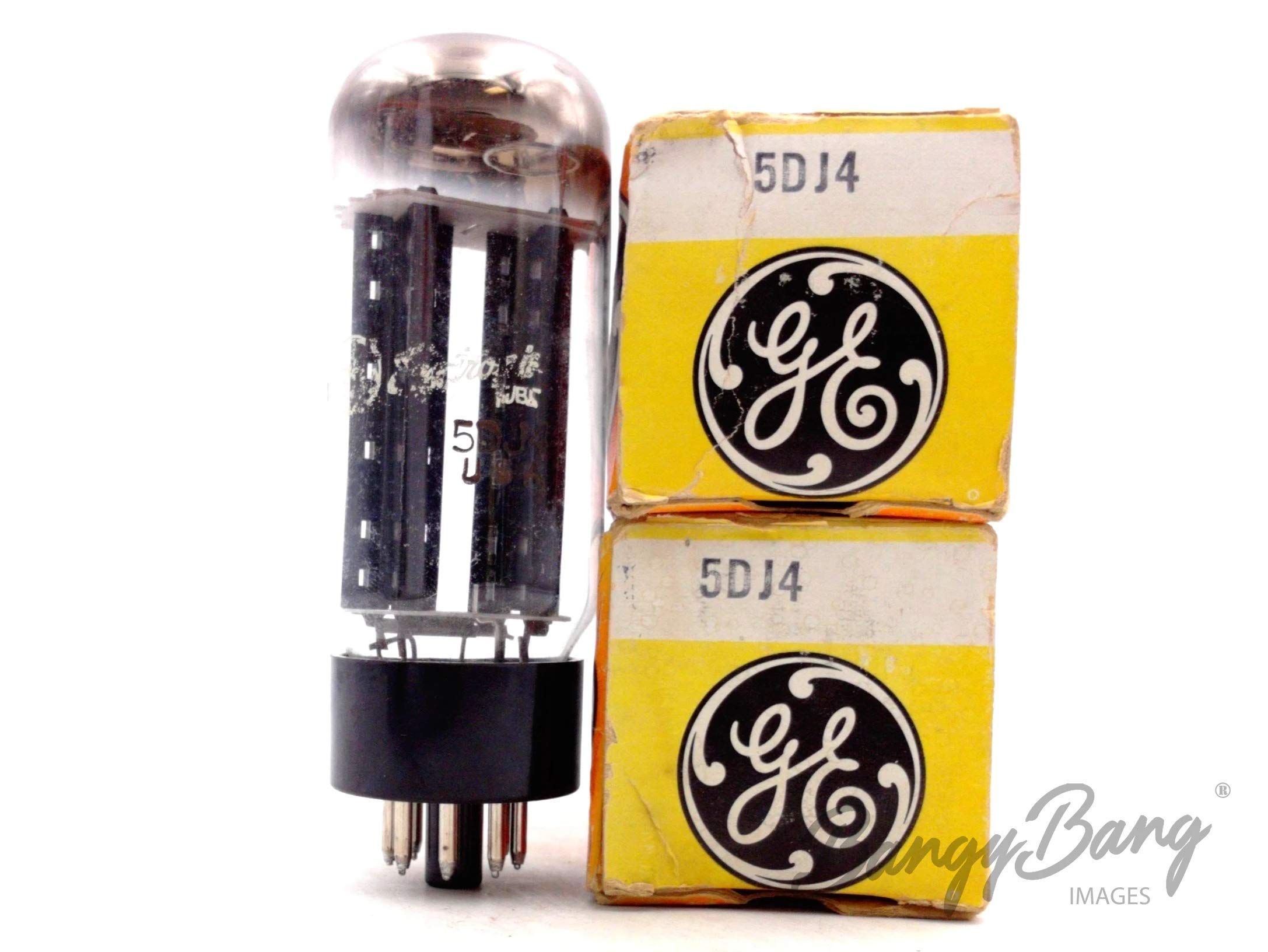 2 Vintage General Electric 5DJ4/5U4GB Full Wave Rectifier Guitar Amp.Tube- BangyBang Tubes