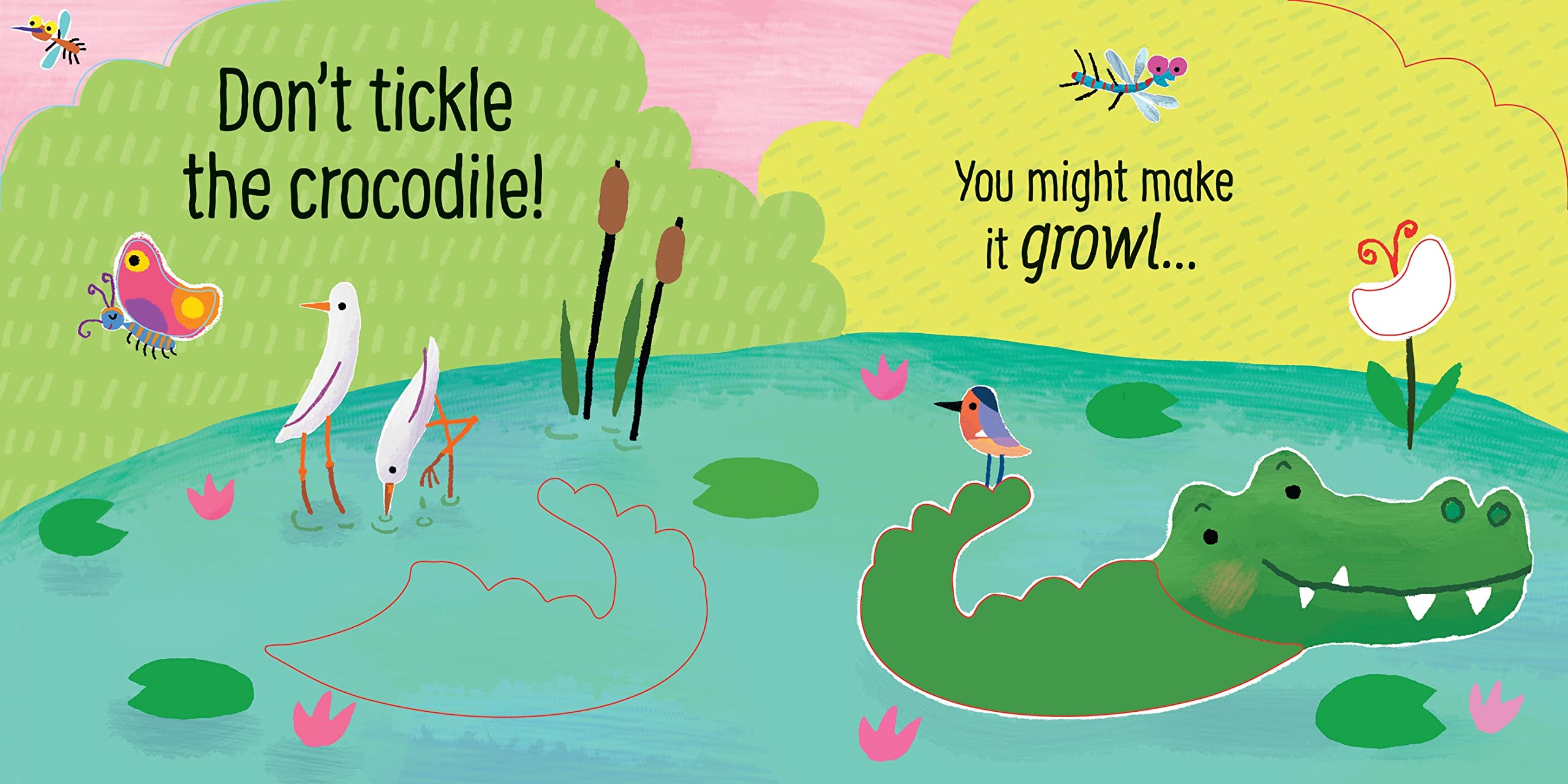 Don't Tickle the Crocodile!: Interactive Touch And Feel Sensory Book with Animal Sounds (DON'T TICKLE Touchy Feely Sound Books) Don't Tickle the Crocodile!: Interactive Touch And Feel Sensory Book with Animal Sounds (DON'T TICKLE Touchy Feely Sound Books) Board book
