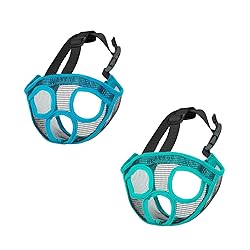 wintchuk Short Snout Dog Muzzle Mesh Bulldog Muzzle